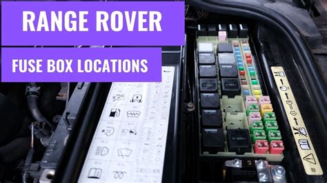 The technical forum for the 2nd gen. . 2014 range rover fuse box location